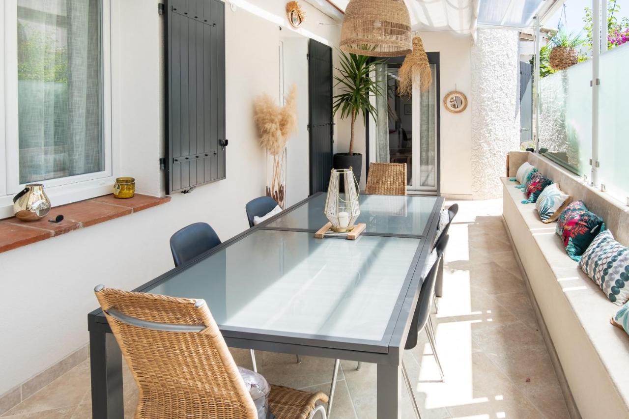 L'Oursinade - Jolie Maison Avec Jacuzzi Et Jardin Bandol Exterior foto